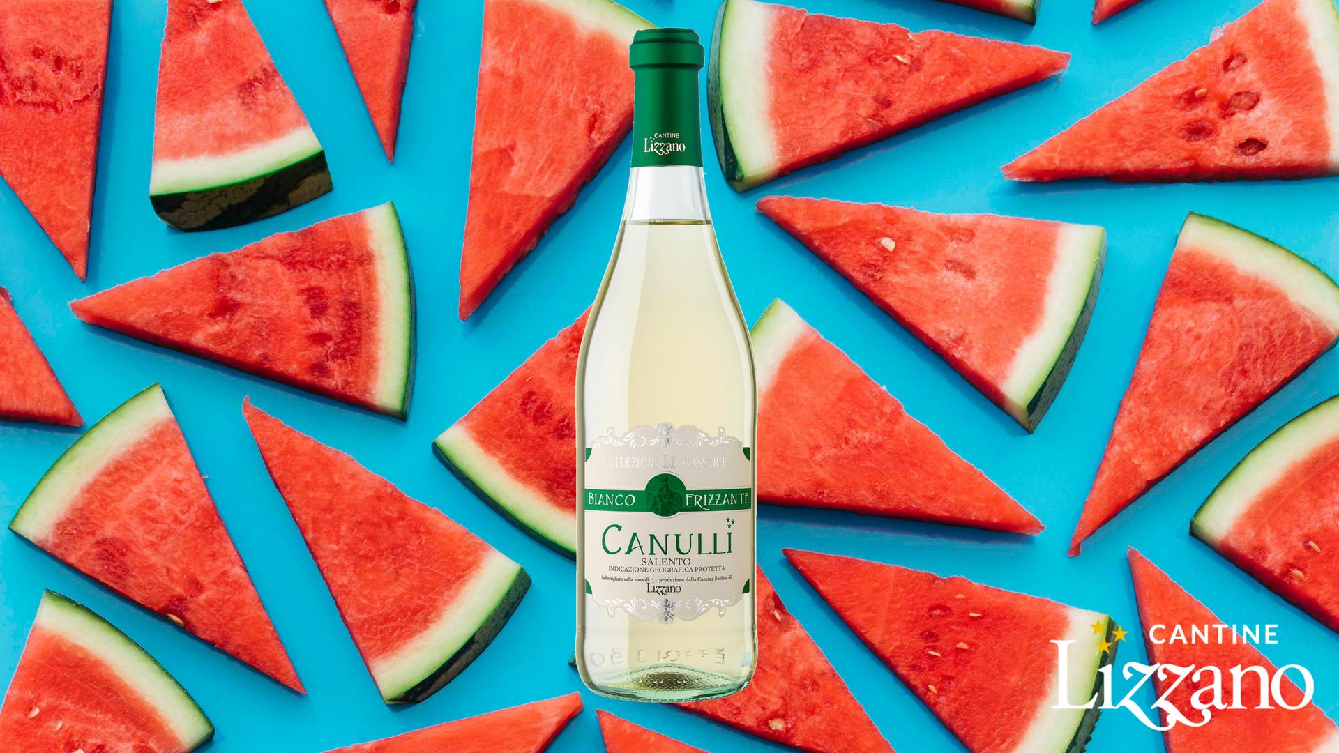 aperitivo canulli vino bianco frizzante e anguria